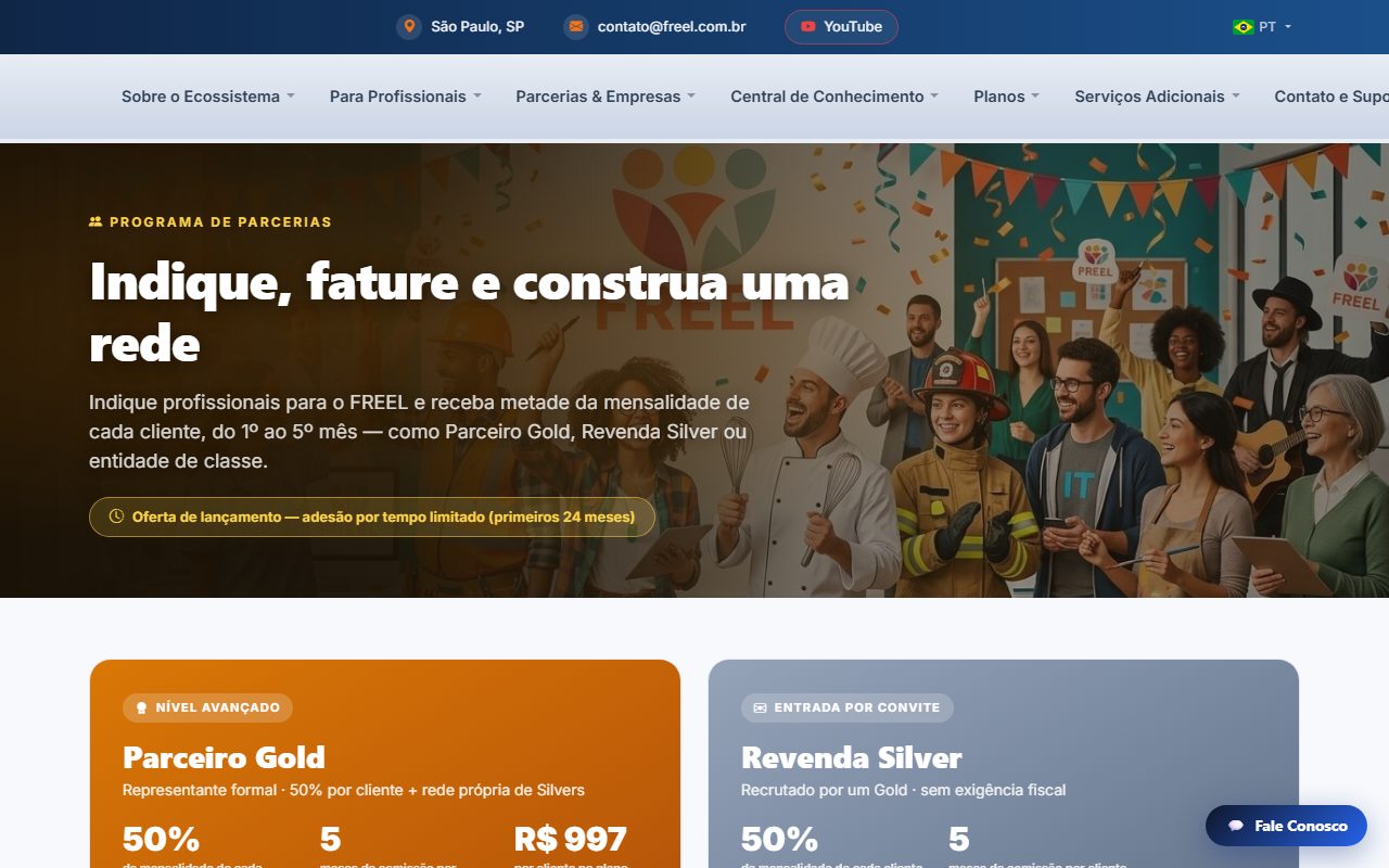 Prévia de Revendas & Parcerias